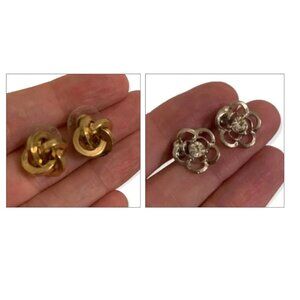 Bundle | Silver + Gold Stud Earrings